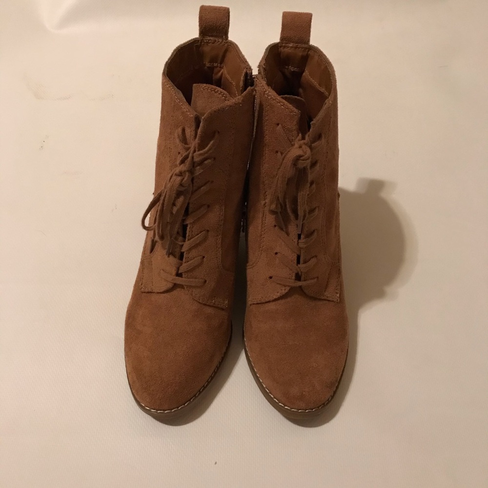 Suede Wedge Boots